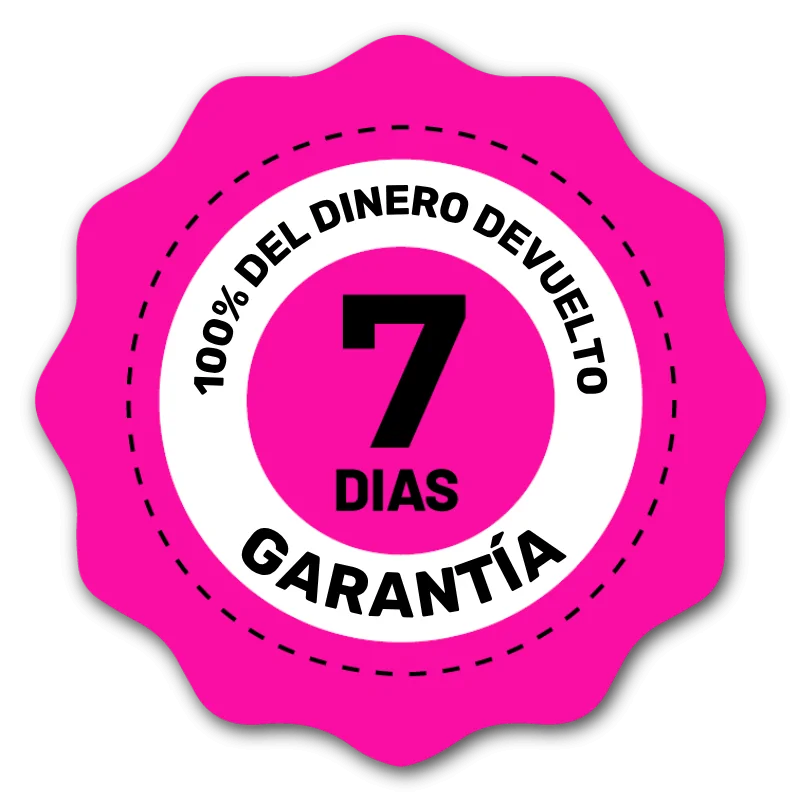 Garantía de 7 días - 100% devolución del dinero
